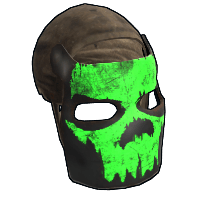 Buy Rust metal facemask Glowing Skull skin