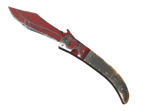 Buy CS2 knife ★ Navaja Knife | Crimson Web (Battle-Scarred) skin