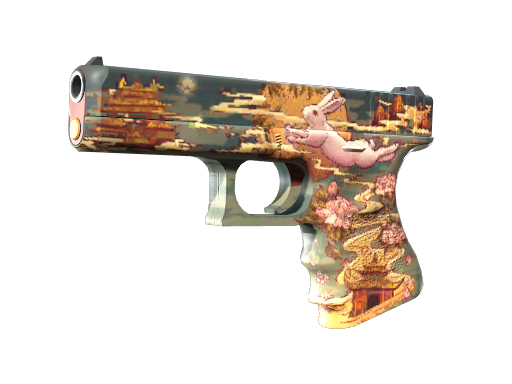 Buy CS2 pistol Glock-18 | Umbral Rabbit (Minimal Wear) skin
