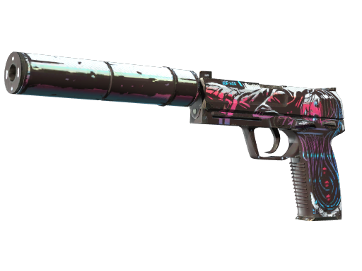 Buy CS2 pistol USP-S | Neo-Noir (Well-Worn) skin