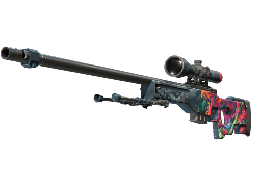 Buy CS2 sniper rifle StatTrak™ AWP | Hyper Beast (Well-Worn) skin