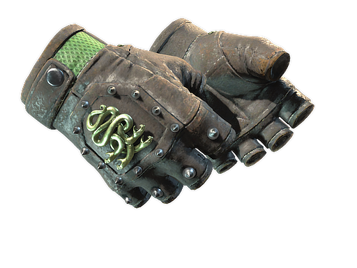 Buy CS2 gloves ★ Hydra Gloves | Emerald (Well-Worn) skin