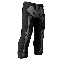 Buy Rust burlap trousers Skeleton Costume Burlap Pants skin
