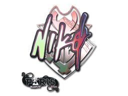 Buy CS2 sticker Sticker | NiKo (Holo) | Paris 2023 skin