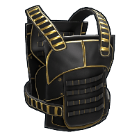 Buy Rust metal torso plate Black Gold Chestplate skin