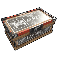 Buy Rust large wooden box Scientific Car Parts Storage skin