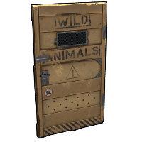 Buy Rust wooden door Wild Animals Door skin