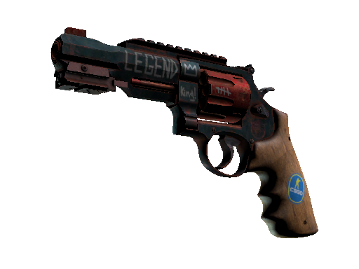 Buy CS2 pistol R8 Revolver | Junk Yard (Well-Worn) skin
