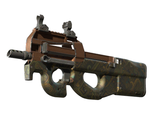 Buy CS2 smg P90 | Ancient Earth (Well-Worn) skin
