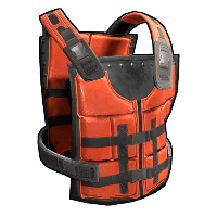 Buy Rust metal torso plate Kayak Vest skin