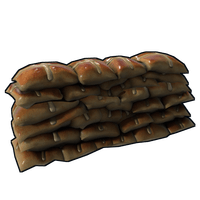 Buy Rust sandbag barricade Hot Cross Buns Barricade skin