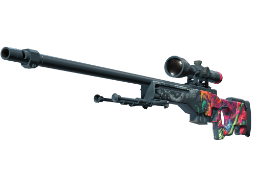 Buy CS2 sniper rifle StatTrak™ AWP | Hyper Beast (Factory New) skin