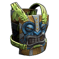 Buy Rust metal torso plate Tiki Chestplate skin