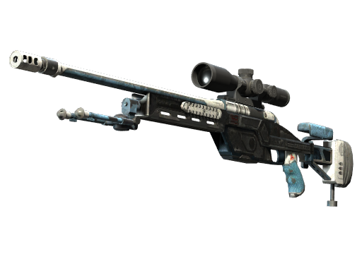 Buy CS2 sniper rifle StatTrak™ SSG 08 | Ghost Crusader (Battle-Scarred) skin