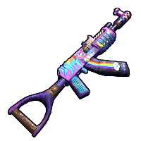 Buy Rust ak47u Rainbow Pony AR skin