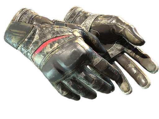 Buy CS2 gloves ★ Moto Gloves | Boom! (Battle-Scarred) skin