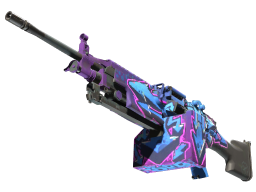 Buy CS2 machinegun StatTrak™ M249 | Downtown (Minimal Wear) skin