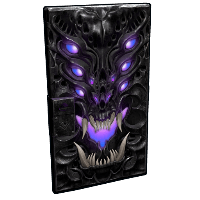 Buy Rust sheet metal door Abyss Metal Door skin