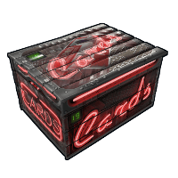 Buy Rust wooden box Neon Storage Small Cards skin
