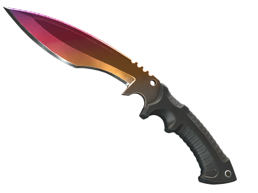Buy CS2 knife ★ StatTrak™ Kukri Knife | Fade (Factory New) skin