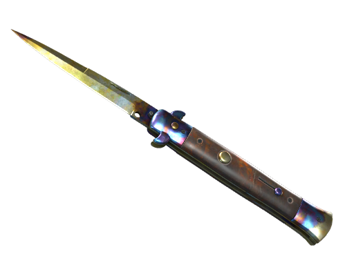 Buy CS2 knife ★ Stiletto Knife | Case Hardened (Well-Worn) skin