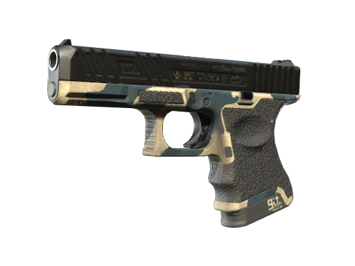 Buy CS2 pistol StatTrak™ Glock-18 | Winterized (Well-Worn) skin