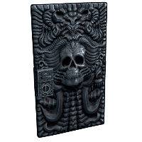 Buy Rust sheet metal door Death Metal Door skin