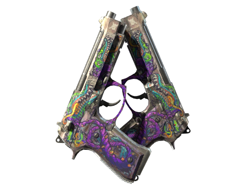 Buy CS2 pistol Dual Berettas | Flora Carnivora (Battle-Scarred) skin