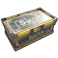 Buy Rust large wooden box Scientific Sulfur Storage skin