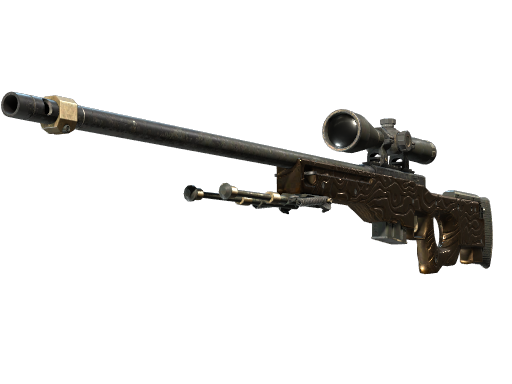 Buy CS2 sniper rifle Souvenir AWP | Black Nile (Battle-Scarred) skin