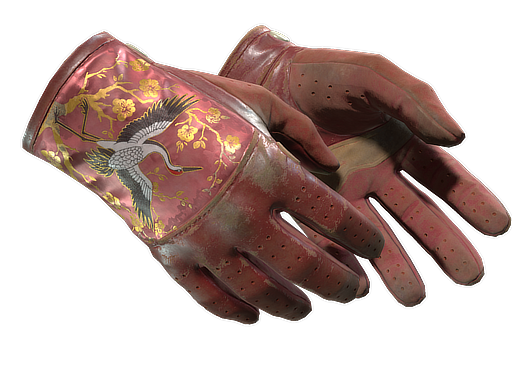 Buy CS2 gloves ★ Driver Gloves | Brocade Crane (Battle-Scarred) skin