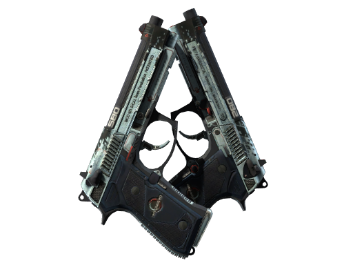 Buy CS2 pistol Dual Berettas | Dezastre (Battle-Scarred) skin