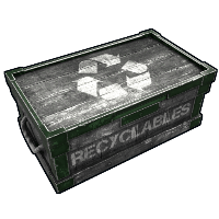 Buy Rust large wooden box Recyclables Box skin