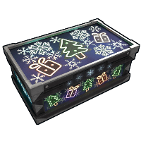 Buy Rust large wooden box Neon Christmas Large Box skin