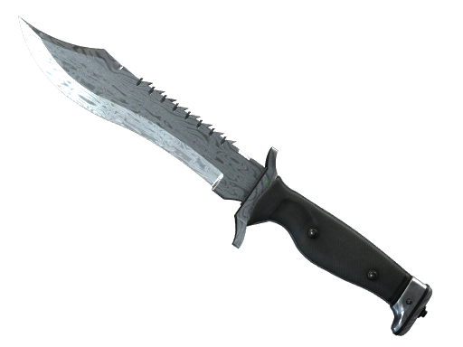 Buy CS2 knife ★ Bowie Knife | Damascus Steel (Well-Worn) skin