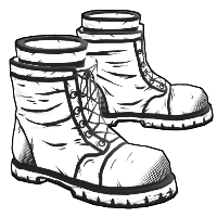 Buy Rust boots Comics Boots skin