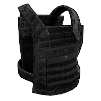 Buy Rust metal torso plate Plate Carrier - Black skin