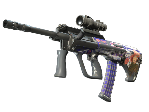 Buy CS2 rifle AUG | Akihabara Accept (Battle-Scarred) skin