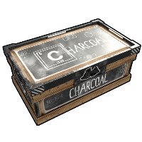 Buy Rust large wooden box Scientific Charcoal Storage skin