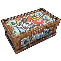 Buy Rust large wooden box Graffiti Component Storage skin