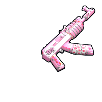 Buy Rust ak47u Kiss AR skin