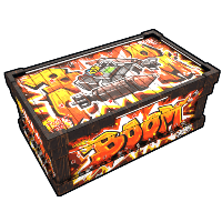 Buy Rust large wooden box Graffiti Boom Storage skin