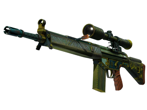 Buy CS2 sniper rifle StatTrak™ G3SG1 | High Seas (Battle-Scarred) skin
