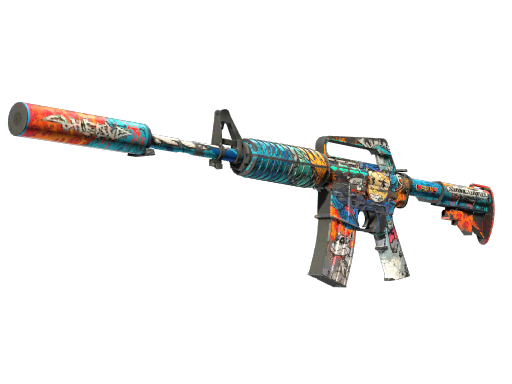 Buy CS2 rifle StatTrak™ M4A1-S | Player Two (Battle-Scarred) skin