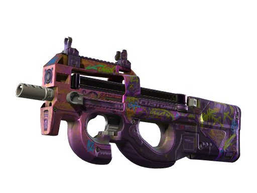 Buy CS2 smg P90 | Neoqueen (Battle-Scarred) skin