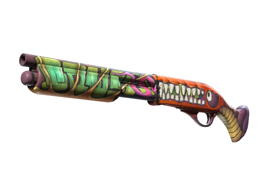 Buy CS2 shotgun Sawed-Off | Devourer (Well-Worn) skin