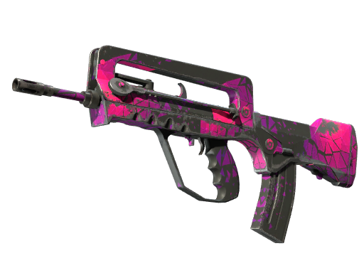 Buy CS2 rifle FAMAS | Pulse (Well-Worn) skin