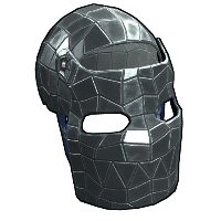 Buy Rust metal facemask Shattered Mirror Facemask skin