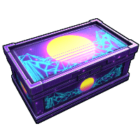 Buy Rust large wooden box Retrowave Large Box skin