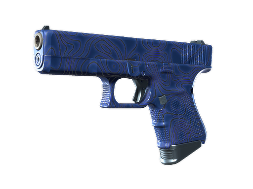 Buy CS2 pistol Glock-18 | Ocean Topo (Minimal Wear) skin